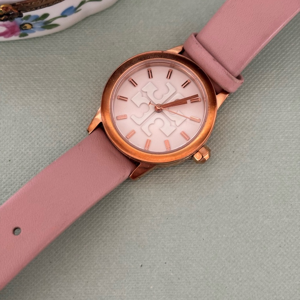 Tory Burch Blush Pink and Rose Gold Watch